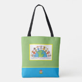 JollyKins Love maakt de wereld draaiend Tote Bag (Achterkant)
