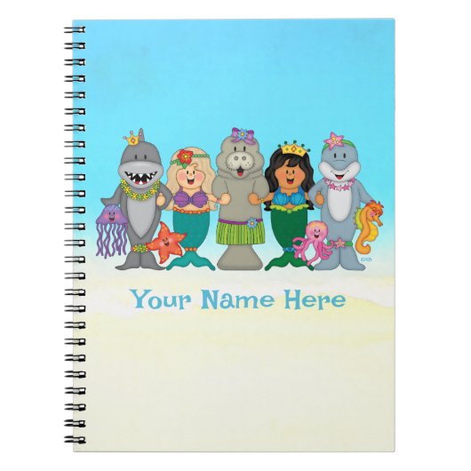 JollyKins Mermaid Friends Notitieboek (Voorkant)