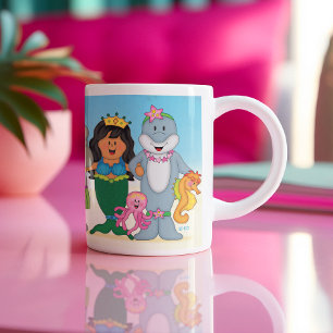 JollyKins Mermaid Friends Tweekleurige Koffiemok