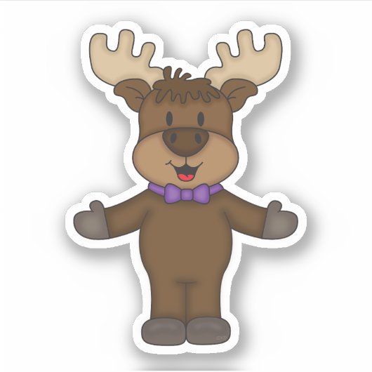JollyKins Moose Sticker (Voorkant)