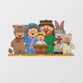 JollyKins Natitivity Raamsticker (Vel)