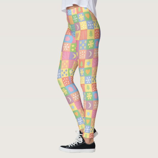 JollyKins Pastel Patchwork Leggings (Links)