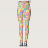 JollyKins Pastel Patchwork Leggings (Voorkant)