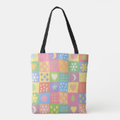 JollyKins Pastel Patchwork Tote Bag (Achterkant)