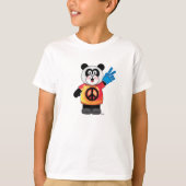 JollyKins Peace Panda T-shirt (Voorkant)