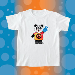 JollyKins Peace Panda T-shirt