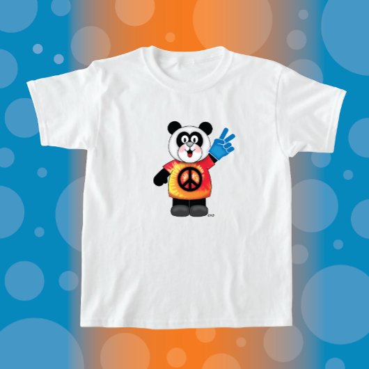 JollyKins Peace Panda T-shirt