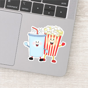 JollyKins Popcorn en Soda Pop Sticker