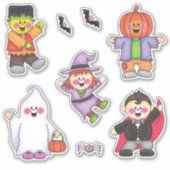 JollyKins The Spooky Crew (set van 8) Sticker (Voorkant)