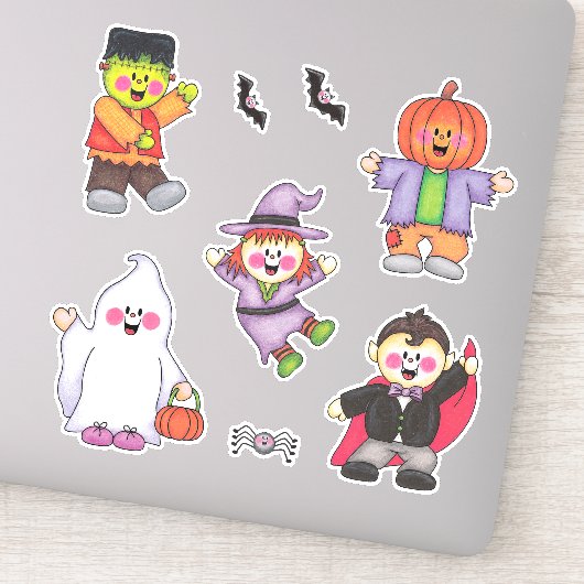 JollyKins The Spooky Crew (set van 8) Sticker (Detail)