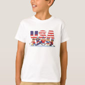 JollyKins USA Winter Sports T-Shirt (Voorkant)