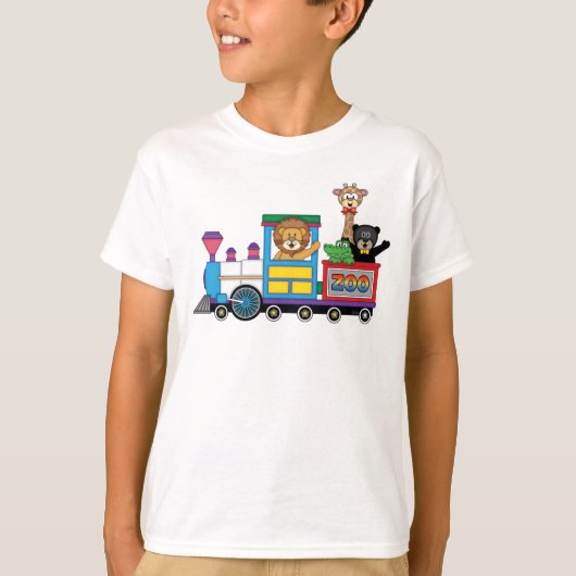 JollyKins Zoo Train T-shirt (Voorkant)