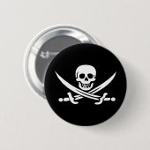 JollyRoger Ronde Button 5,7 Cm (Voorkant /achterkant)