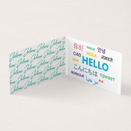 JOLOOS FOLDED VISITEKAARTJE