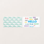 JOLOOS FOLDED VISITEKAARTJE (Binnenkant ongevouwen)