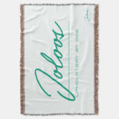 JOLOOS THROW BLANKET DEKEN (Voorkant Verticaal)