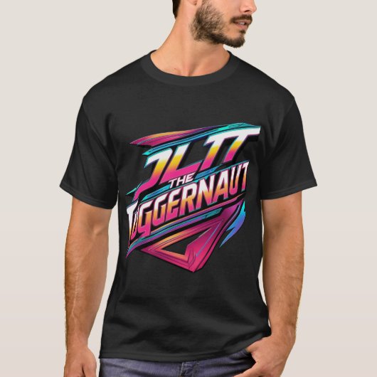 Jolt the Juggernaut: Bold Power T-Shirt (Voorkant)