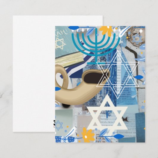 Jom Kipoer Notitiekaartje (Voorkant / Achterkant)
