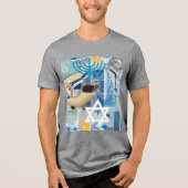 Jom Kipoer Tri-Blend Shirt (Voorkant)