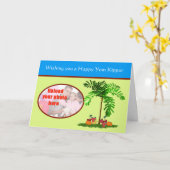 Jom Kippoer Joodse feestdag foto op maat Kaart (Gele Bloem)