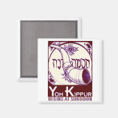 Jom_Kippur3 Magneet (Voorkant / Achterkant)
