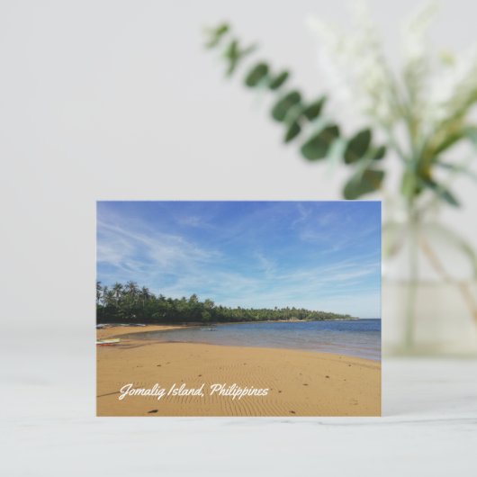 Jomal Island, Filipijnen Briefkaart (Staand voorkant)