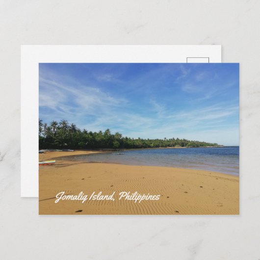 Jomal Island, Filipijnen Briefkaart (Voorkant / Achterkant)