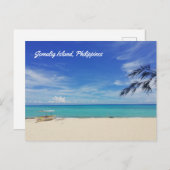 Jomaling Island Beach, Filipijnen Briefkaart (Voorkant / Achterkant)
