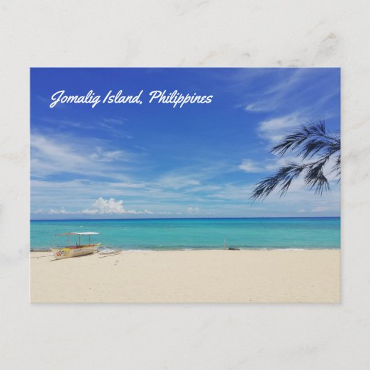 Jomaling Island Beach, Filipijnen Briefkaart (Voorkant)