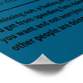 Jomo Daily Motivational &amp; Insrational Shirt  Poster (Hoek)