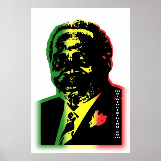 jomo kenyatta dread kleuren poster (Voorkant)