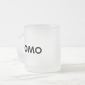 jomo matglas koffiemok (Voorkant links)