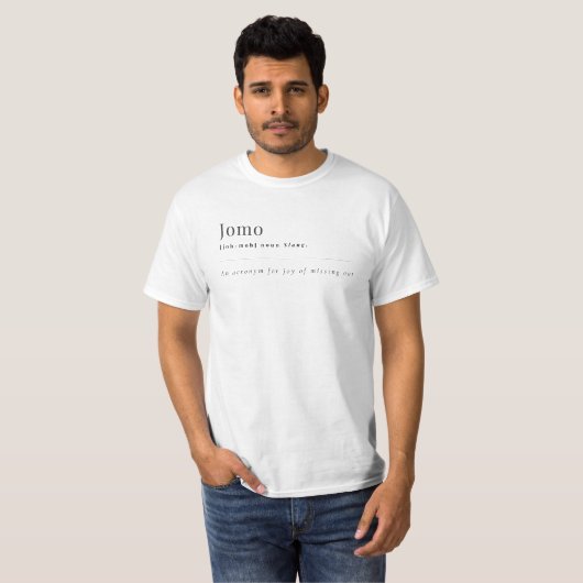 Jomo T-shirt (Voorkant volledig)