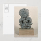 Jomon figurine briefkaart (Voorkant / Achterkant)
