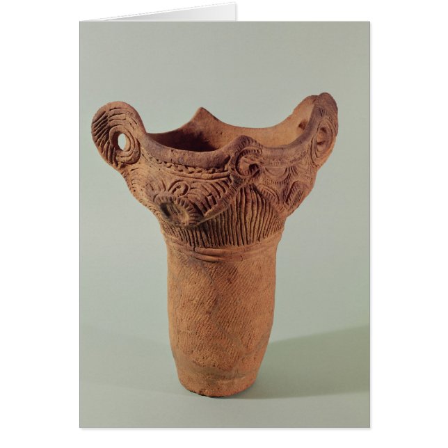 Jomon vase uit de provincie Kanto (Voorkant)