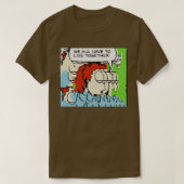 Jon Arbuckle Glitch Art Design T-shirt (Design voorkant)