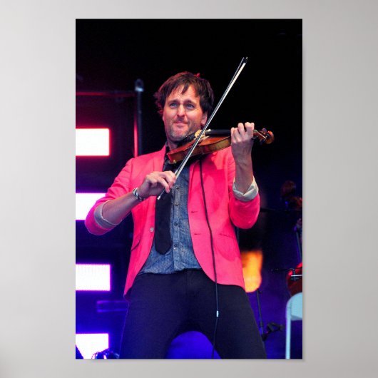 Jon Boden treedt live op met Bellowhead Poster (Voorkant)