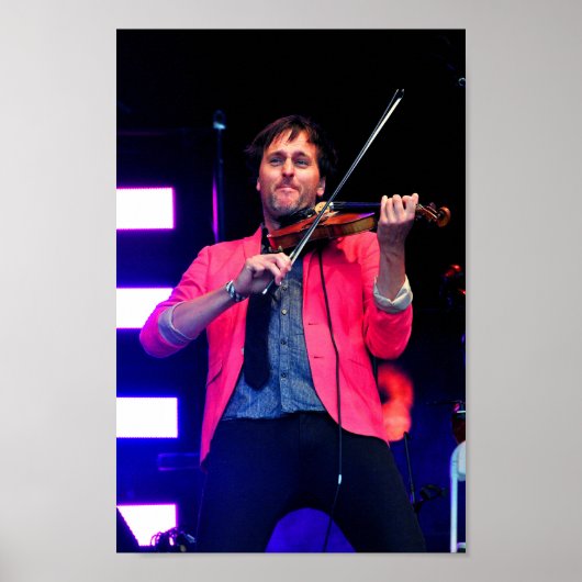 Jon Boden treedt op met Bellowhead Poster (Voorkant)