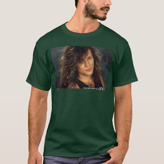 Jon Bon Jovi Rock Singer Portrait by Michael Grecc T-shirt (Voorkant)