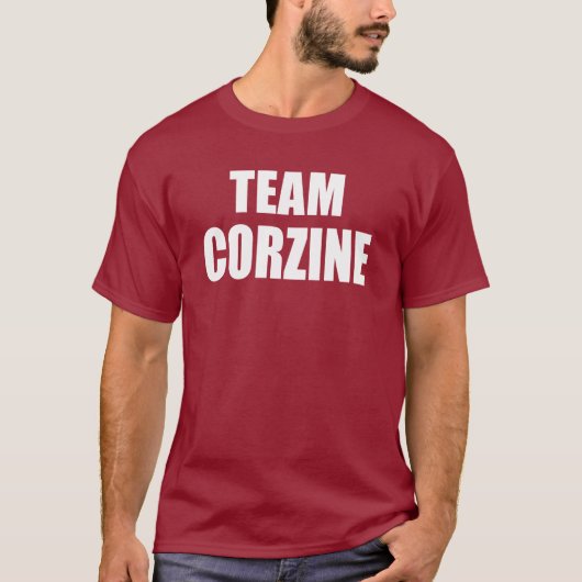 JON CORZINE-verkiezingsgear T-shirt (Voorkant)