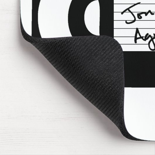 Jon en Agnew Show Mousepad Muismat (Hoek)