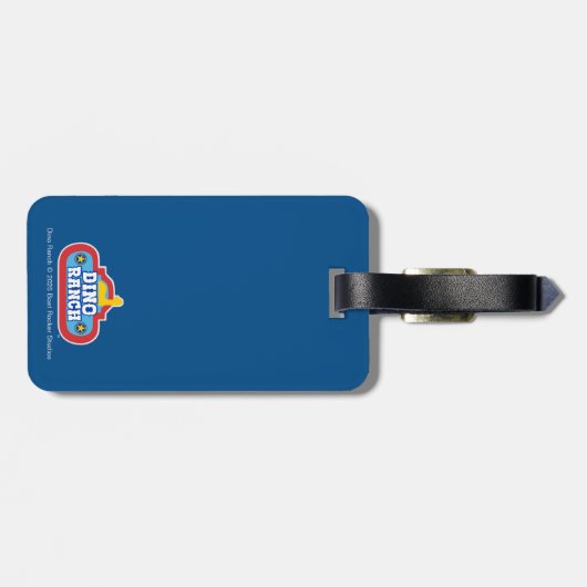 Jon en Blitz | Dino Ranch Bagagelabel (Achterkant horizontaal)