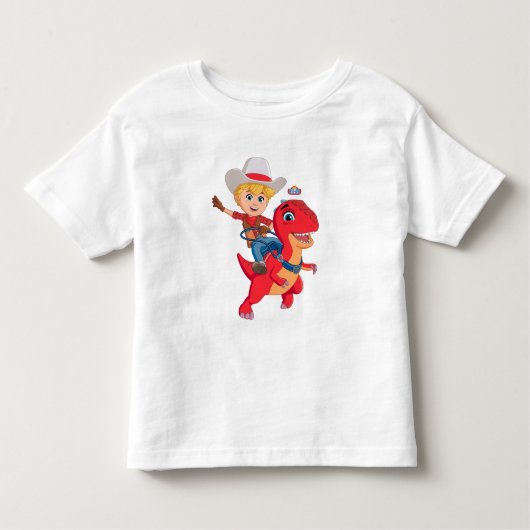 Jon en Blitz | Dino Ranch Kinder Shirts (Voorkant)