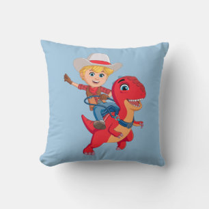 Jon en Blitz Dino Ranch Kussen