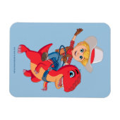 Jon en Blitz | Dino Ranch Magneet (Horizontaal)