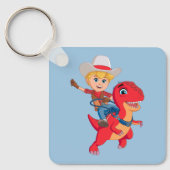 Jon en Blitz | Dino Ranch Sleutelhanger (Voorkant)