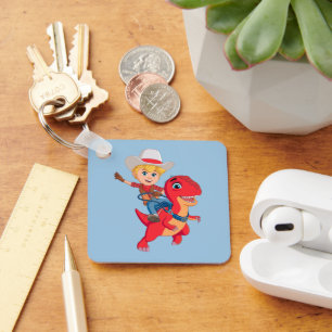 Jon en Blitz   Dino Ranch Sleutelhanger