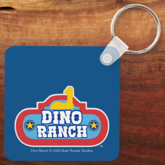 Jon en Blitz | Dino Ranch Sleutelhanger (Achterkant)