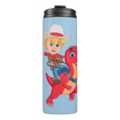 Jon en Blitz | Dino Ranch Thermosbeker (Voorkant)