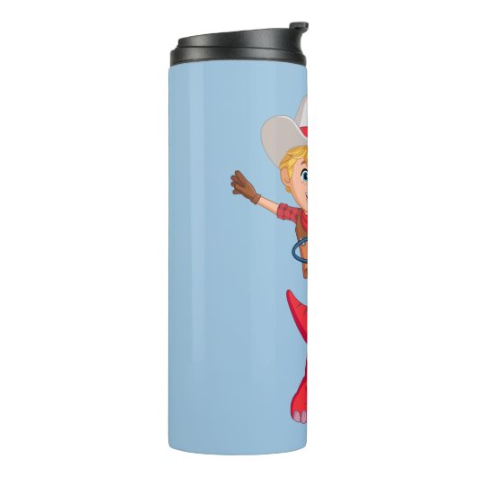 Jon en Blitz | Dino Ranch Thermosbeker (Gedraaid links)